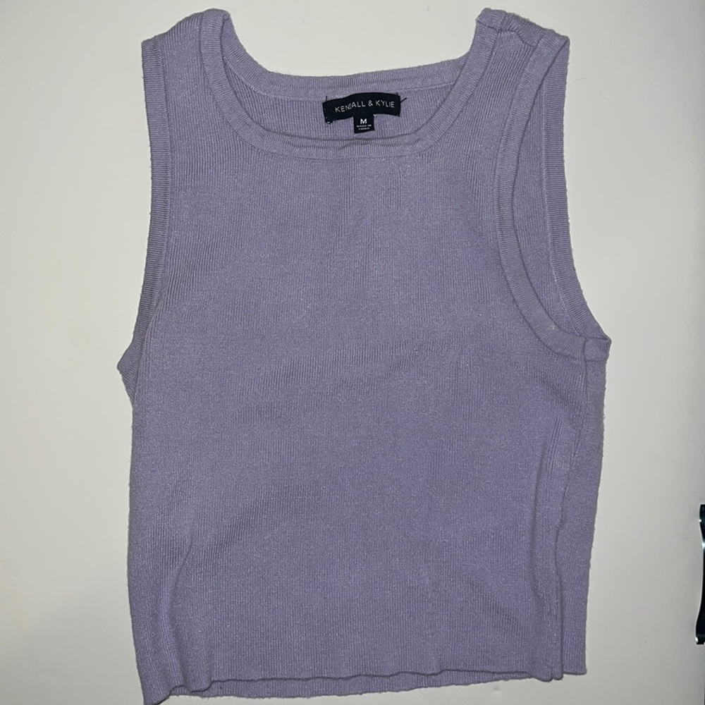 Kendal and Kylie Purple Tank top Size medium
